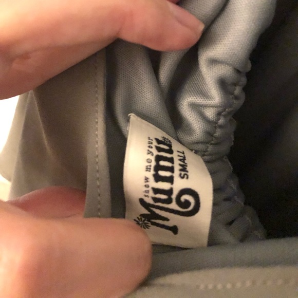 Beautiful , grey evening dress with adjust. Strap - Picture 3 of 3